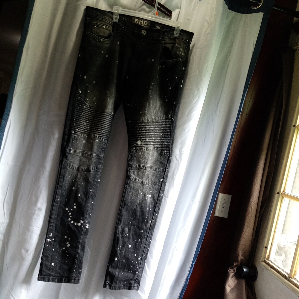 Black Straight Men's Jeans